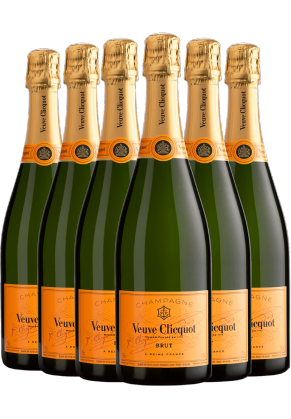 Veuve Clicquot Veuve Clicquot Yellow Label Brut (Without Gift box) - 6 Bottle Pack