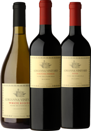 Catena Catena Zapata Adrianna Vineyard 100 point Collection (18 Bone/16 River/12 Fortuna Terrae)