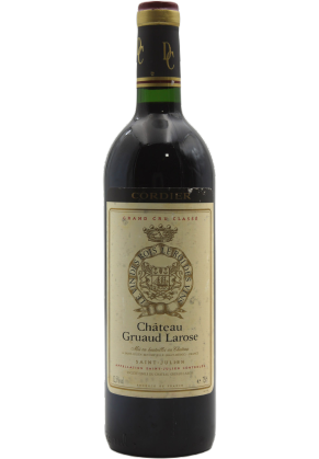 GRUAUD LAROSE Chateau Gruaud-Larose St Julien 2eme Cru 1989