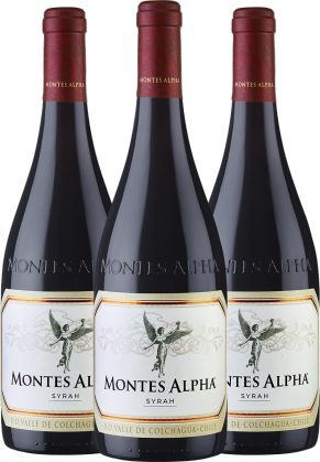 Montes Montes Alpha Syrah 2022 3-pack