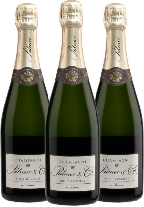 Champagne Palmer & Co Champagne Palmer & Co Brut Reserve NV 3 Bottle Pack image