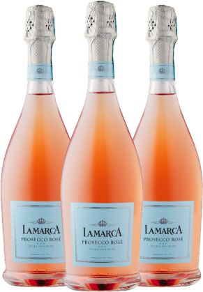 La Marca La Marca Prosecco Rose - 3 Bottle Pack (limited Time Offer Item – Other Promotion Offers And W Rewards Are Not Applicable)
