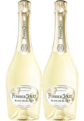 Perrier-Jouet Perrier Jouet Blanc de Blancs NV (no Gift Box) - 2 Bottle Pack