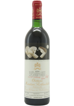 Chateau Mouton Rothschild Chateau Mouton Rothschild Pauillac 1er Cru 1986 (Ex Chateau 2023)