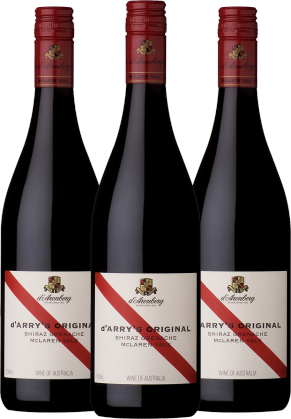 d'Arenberg d'Arenberg d'Arry's Original Shiraz Grenache 2015 (Aged Release) 3 Bottle Pack (Limited time offer item – other promotion offers and W Rewards are not applicable) image