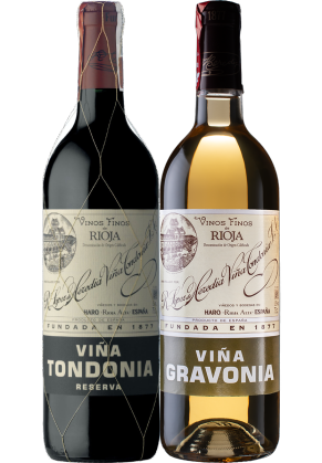 TONDONIA Bodegas Lopez de Heredia Vina Tondonia Tondonia Reserva 2012 & Gravonia Crianza 2016 - 2 Bottle Pack