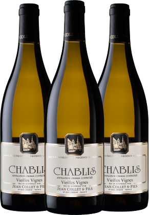 JEAN COLLET Jean Collet & Fils Chablis Vieilles Vignes 2022 - 3 Bottle Pack