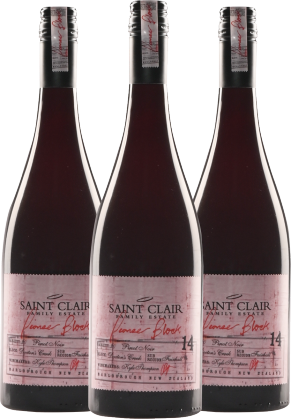 Saint Clair Saint Clair Pioneer Block 14 Doctor's Creek Pinot Noir 2023 - 3 Bottle Pack