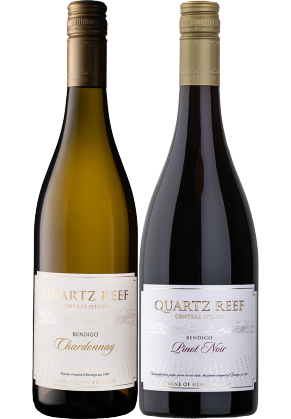 Quartz Reef Quartz Reef Chardonnay 2024 And Pinot Noir 2022 - 2 Bottle Pack