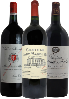 Watson's Wine Ww Bordeaux 2002 Magnum Mixed - 3 Bottle Pack (Limited time offer item – other promotion offers and W Rewards are not applicable)