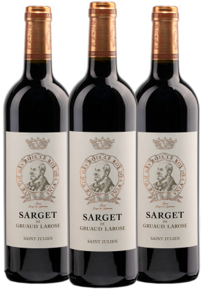 Sarget de Gruaud Larose Sarget De Gruaud Larose St Julien 2nd Wine 2016 - 3 Bottle Pack (Limited time offer item – other promotion offers and W Rewards are not applicable)