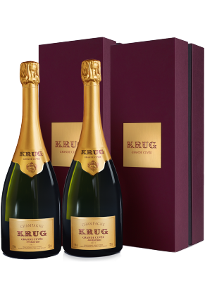 KRUG Krug Grande Cuvee 173eme Edition (with Gift Box) - 2 Bottle Pack (Limited time offer item – other promotion offers and W Rewards are not applicable)