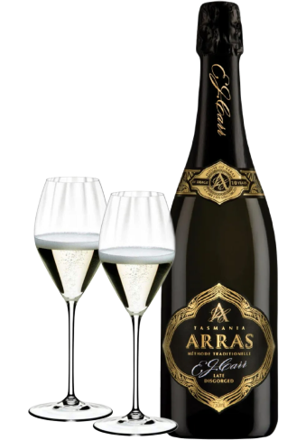 House Of Arras Ej Carr Late Disgorged 2007 W/ Riedel Performance Glass Set