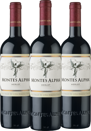 MONTES Montes Alpha Merlot 2022 3 Bottle Pack image