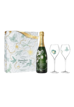 Perrier-Jouet Perrier Jouet Belle Epoque 2015 with 2 Flutes Set