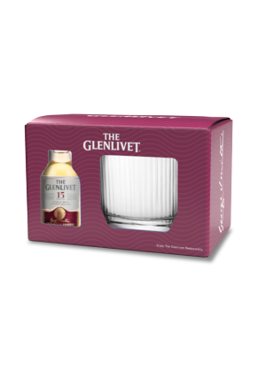 The Glenlivet The Glenlivet 15 Year Old Miniature 5CL + Glassware Set