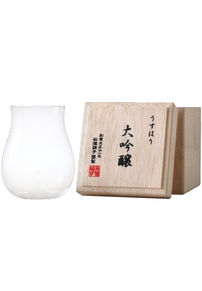 SHOTOKU Shotoku  Usuhari Daiginjo Glass (W/ Wooden Box)