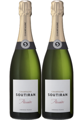 SOUTIRAN Soutiran ''Cuvee Alexandre'' 1er Cru Brut - 2 Bottle Pack