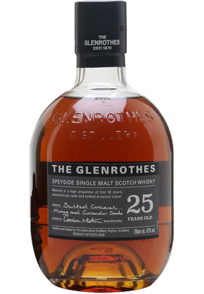 GLENROTHES Glenrothes 25 Year Old Single Malt Whisky