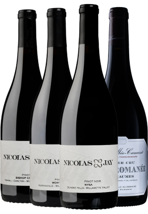 Watson's Wine Nicolas Jay Single Vineyard + Meo Camuzet VR Chaumes '22 4-Pack