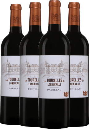 TOURELLES L. Les Tourelles De Longueville Pauillac 2nd Wine Vertical Pack (2015, 2016, 2017, 2018)  (limited Time Offer Item – Other Promotion Offers And W Rewards Are Not Applicable)