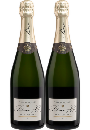 CHAMP PALMER Champagne Palmer & Co Brut Reserve NV - Twin Pack