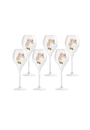 PERRIER JOUET Perrier Jouet New Belle Epoques Glasses Set of 6