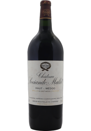 Chateau Sociando-Mallet Chateau Sociando-mallet Mallet Haut Medoc 2002 – 150cl