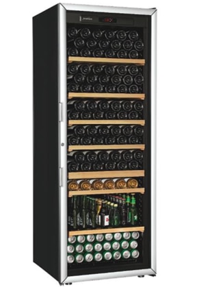 ArteVino ArteVino 206 Bottle Wine Cabinet - Dual Temperature Zones (OXG2T206NVSD)